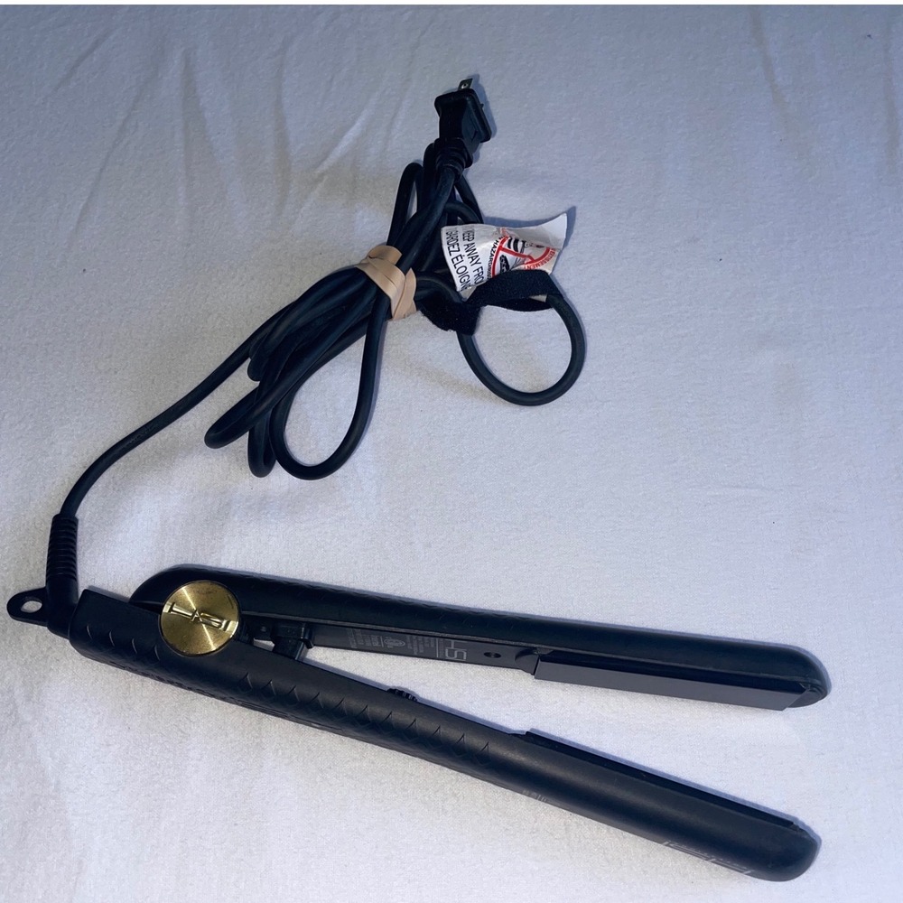 HSI Professional Glider Tourmaline Flat Iron Hair Straightener E038 Black